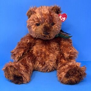 Ty Classic Baby Auburn 10 Inch Brown Bear Plush 2001 Vintage Stuffed Animal